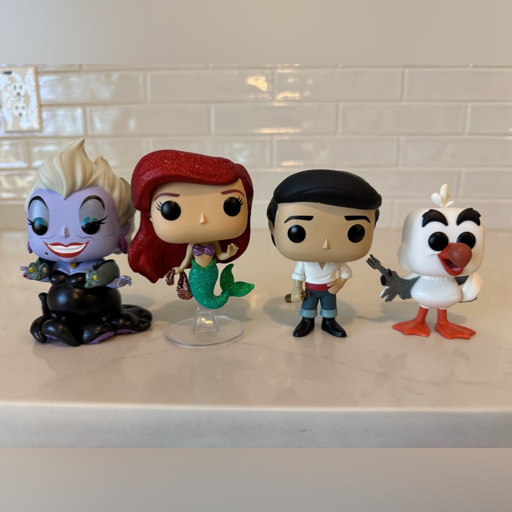 POP! THE LITTLE MERMAID (DIAMOND) 4-PACK
